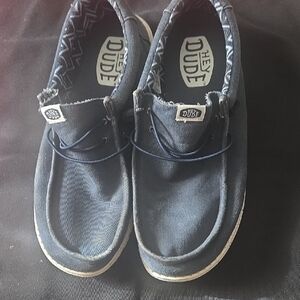 Hey Dude Kids Navy Blue Slip-On Sneakers